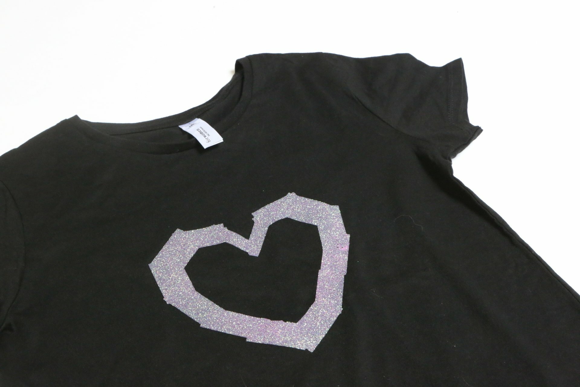 Damen-Shirt Schwarz mit Aufdruck 