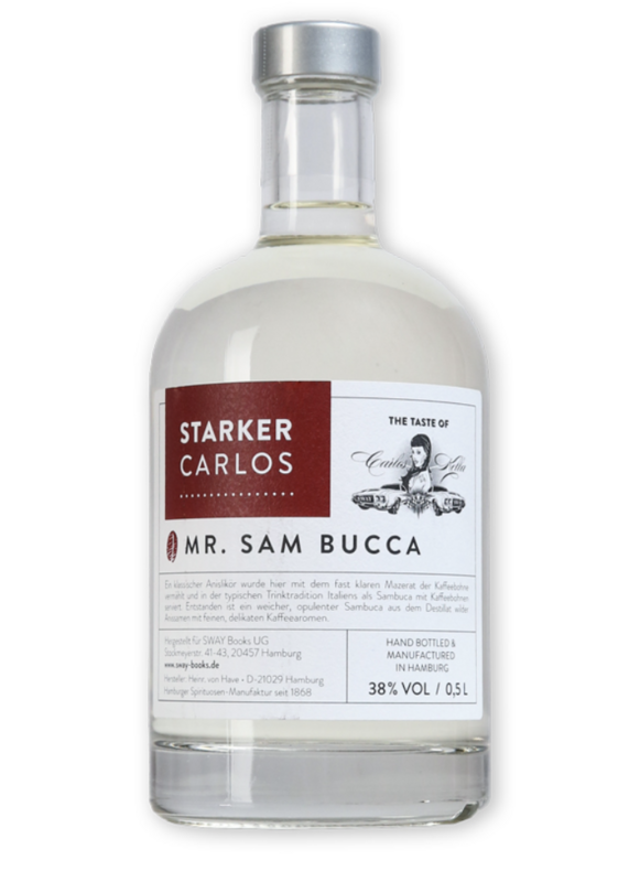 MR. SAM BUCCA “THE TASTE OF CARLOS KELLA” 500 ml MR. SAM BUCCA “THE TASTE OF CARLOS KELLA” 500 ml