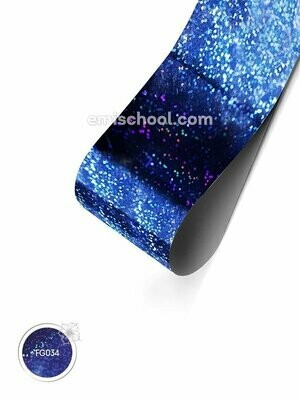 Foil holographic Dark blue Fine Point, 1.5 m