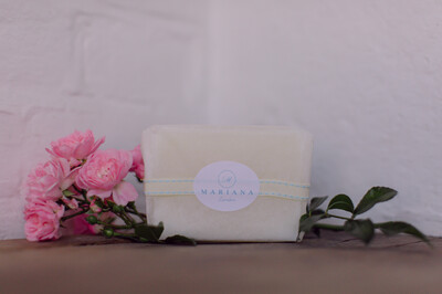 Rose Geranium and Bergamot Soap (approx 110g)