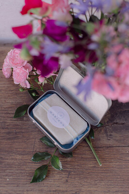Rose Geranium and Bergamot Travel Soap Tin