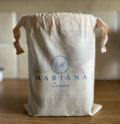 MARIANA London Cotton Drawstring Gift Bag