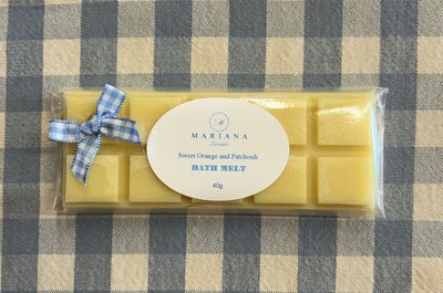 Sweet Orange and Patchouli  Bath Melt Bar 40g