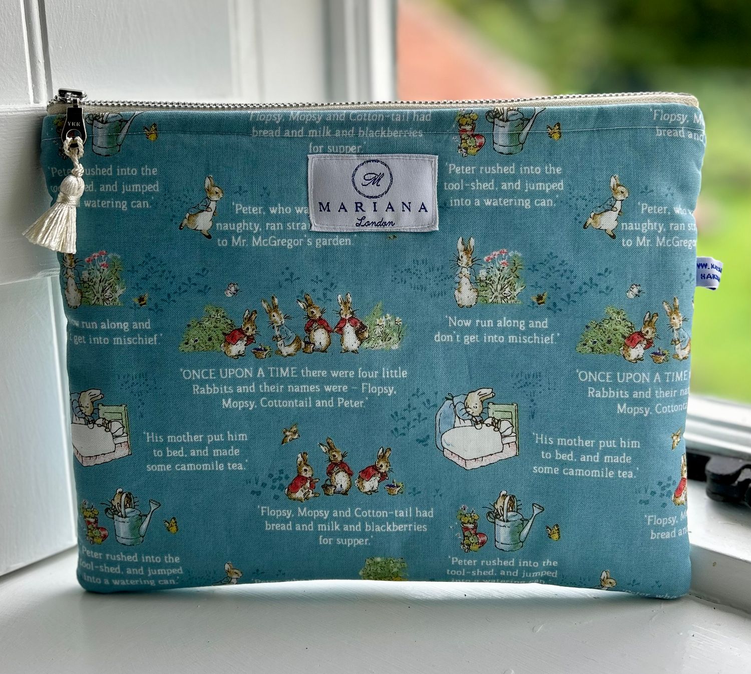 Blue &#39;Once Upon a Time&#39; Peter Rabbit  Wash Bag