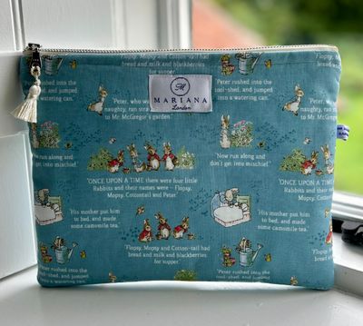 Blue &#39;Once Upon a Time&#39; Peter Rabbit  Wash Bag