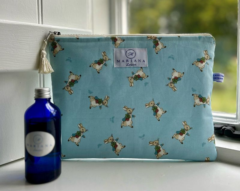 Pale Blue Peter Rabbit Wash Bag