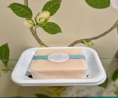 White Enamel Soap Dish