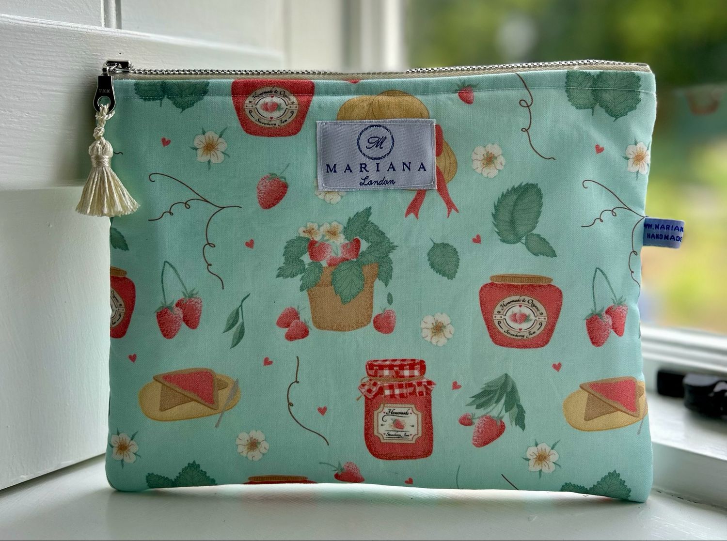 Strawberry Jam And Hats Wash Bag