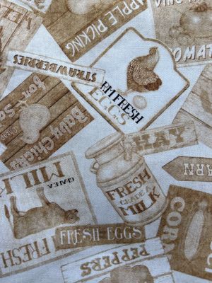 Farmers Market Wash Bag (Handmade By Mariana)