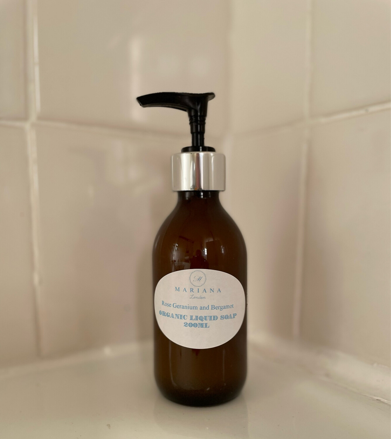Lemongrass and Peppermint Organic Liquid Soap (200ml)