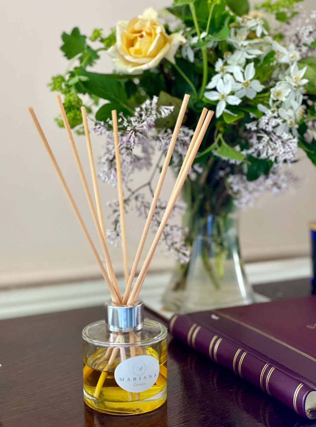 Rose Geranium and Bergamot Reed Diffuser (100ml)