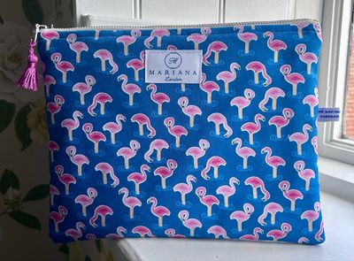 Flamingos Wash Bag (Handmade By Mariana)