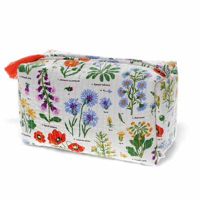 Wild Flowers Quilted Wash Bag