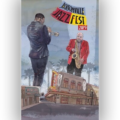 2019 Jax Jazz Fest Poster
