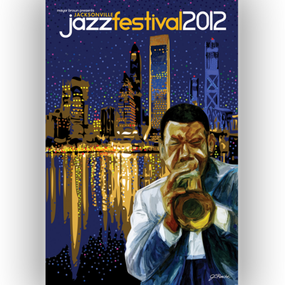 2012 Jax Jazz Fest Poster
