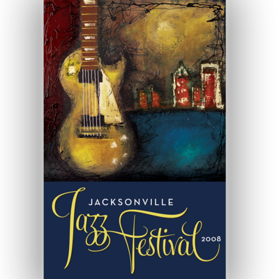 2008 Jax Jazz Fest Poster