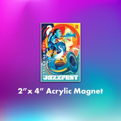 2024 Commemorative Poster Acrylic Magnet
