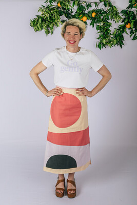 The Straight Skirt in Halcyon