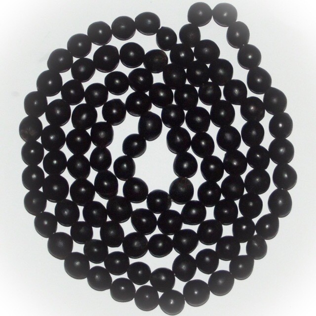 108 Bead Prakam Dee Kwai Sacred Forest Berry Prayer Rosary - Luang Por Prohm Wat Ban Suan - Stupa Spire Building Edition 2548 BE