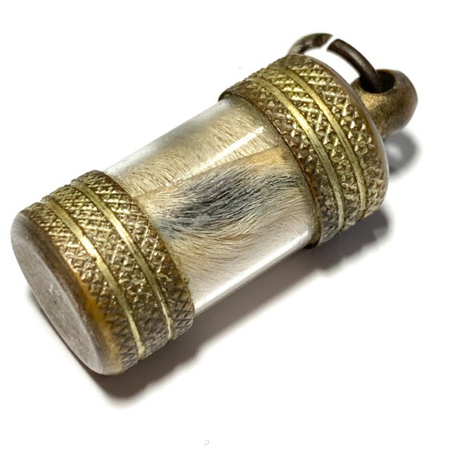 Hnang Suea Maha Amnaj Scroll Tiger Takrut Spell Circa 2538 BE Luang Por Phern Titdakuno Wat Bang Pra