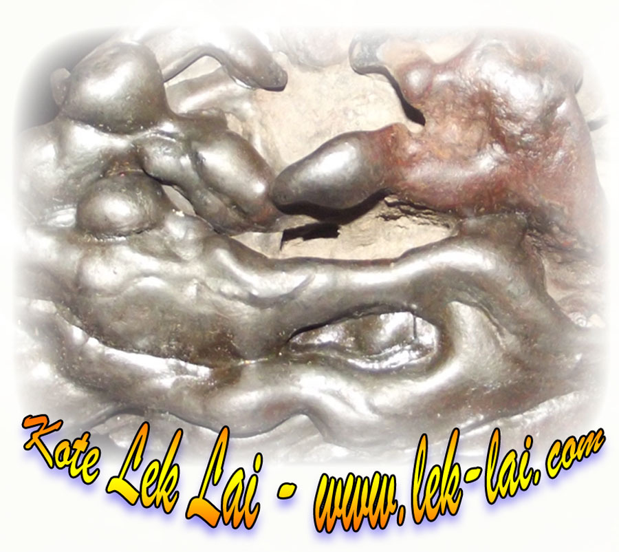 Kote Lek Lai Tham Kaya Siddhi Adamantine Substance (Extra Big size for Bucha) - Cold Cut Lek Lai from Sacred Cave wall with Magical Incantations and Ceremony - blessed by the Khao Or Masters