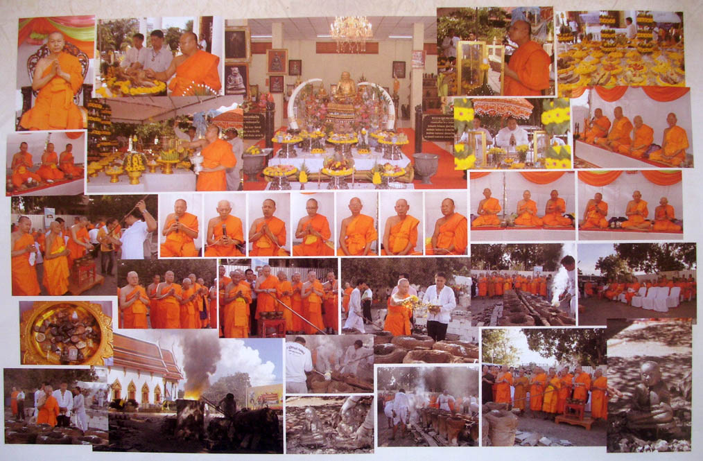 {uttapisek Ceremony for Luang or Ngern amulets Gong Tun 53 edition