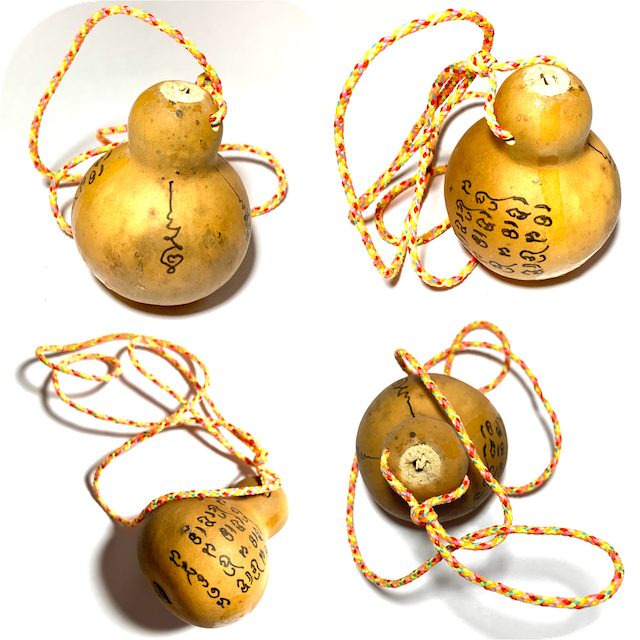 Nam Tao Maha Lap Maha Pokasap Magic Gourd of Wealth Hand Inscriptions Luang Phu Hongs Prohmabanyo