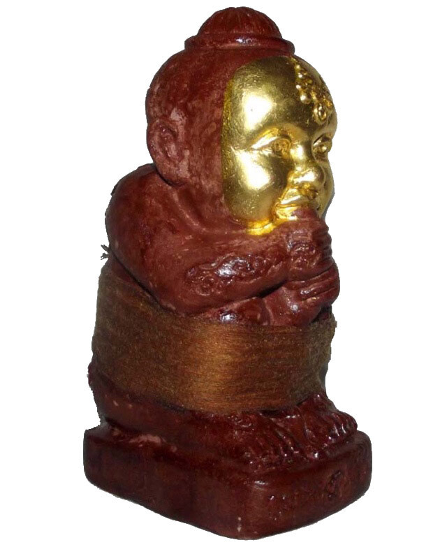 Kumarn Tong Run Sud Taay 27 Gote - 8 x 6 x 15 Cm Bucha Statue - Nuea Pong Prai Kumarn - 'Kumarn Tong Gao Gote' 3rd & Final Edition 2556 BE - Luang Por Goy.