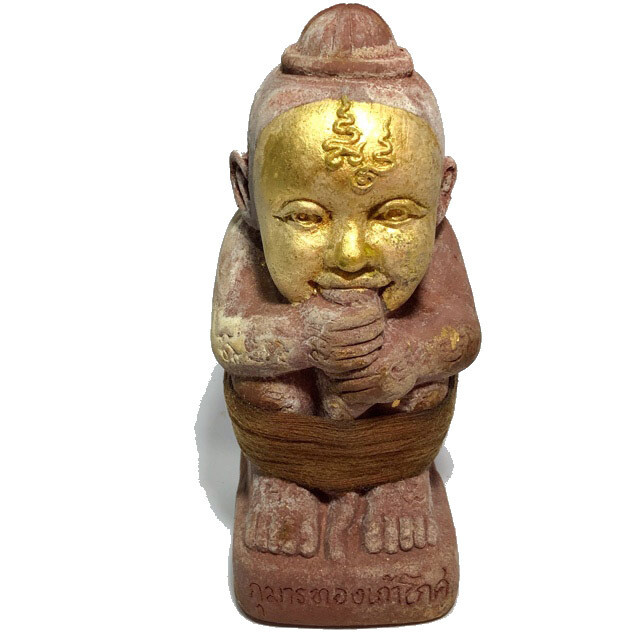 Kumarn Tong Run Sud Taay 27 Gote - 8 x 6 x 15 Cm Bucha Statue - Nuea Pong Prai Kumarn - &#39;Kumarn Tong Gao Gote&#39; 3rd &amp; Final Edition 2556 BE - Luang Por Goy.