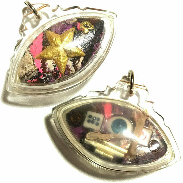 Duang Daw Ta Maha Sethee Eye of Millionaire Amulet in Prai Oil for Gambling &amp; Providence Luang Phu Yen Wat Geng Sadao
