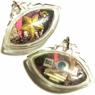 Duang Daw Ta Maha Sethee Eye of Millionaire Amulet in Prai Oil for Gambling &amp; Providence Luang Phu Yen Wat Geng Sadao