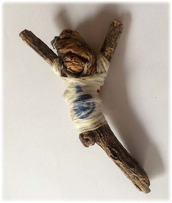 Hun Payont Mai Ga Fak Rak - Enchanted Sacred Treewood Spellbound Ghost Soldier effigy - Por Tan Kloi - Less Than 2 Dozen Made