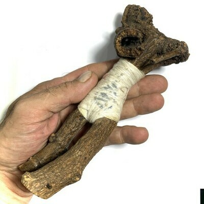 Hun Payont Mai Ga Fak Rak 8 Inches Enchanted Sacred Treewood Spellbound Ghost Soldier effigy Por Tan Kloi Less Than 2 Dozen Made