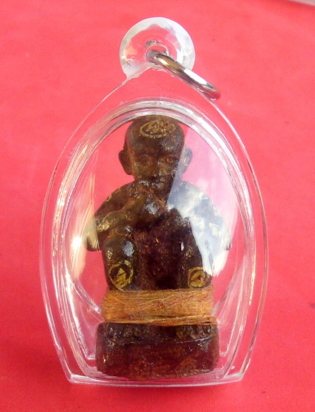Kumarn Tong Dood Rok - Sacred Alchemical brazen metals + Necromantic Powders + spell inscription - Luang Phu In - Wat Nong Meg 2553 BE