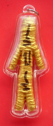 Hun Payont Baeb Boran Fang Takrut 1 Dork - first edition (Gold Version) - Ancient formula Hun Payont effigy - Luang Por Bpun Tammabalo