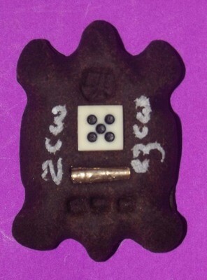 Locket Er Ger Fong (Por Phu Yee Gor Hong) Gamblers special - Pim Tao Ruean Maha Sethee (Millionaire Turtle) Takrut Nak Siang Choke (Gambler Takrut) Ud Look Tao (dice) - Ajarn Meng Khun Phaen 2554 BE