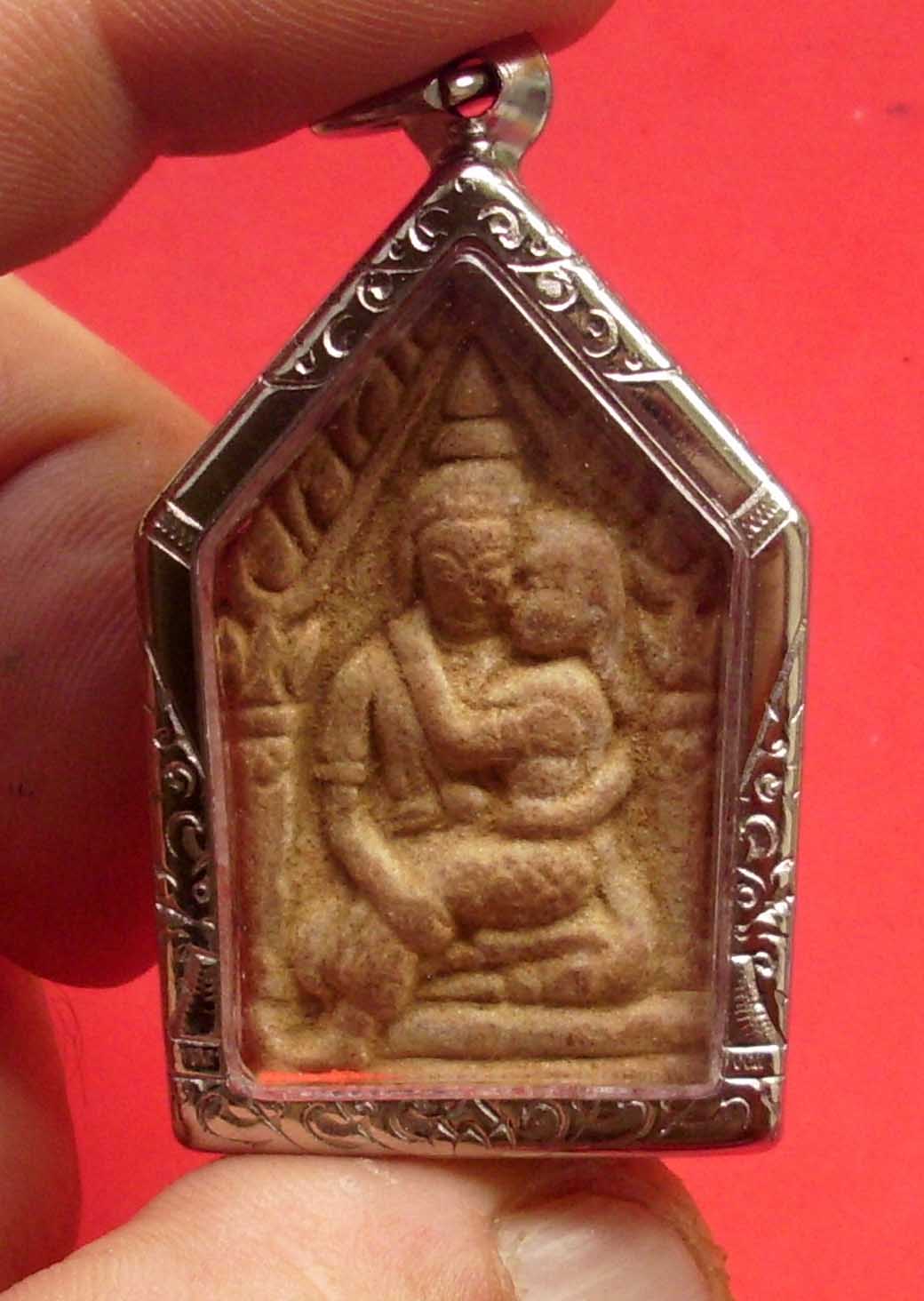 Phra Khun Phaen Um Nang (2519 BE) by Luang Phor Suang (500 Year Old Monk) - blessed again at Wat Sutat by many great Masters (case included)