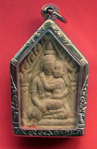 Phra Khun Phaen Um Nang (2519 BE) by Luang Phor Suang (500 Year Old Monk) - blessed again at Wat Sutat by many great Masters (case included)