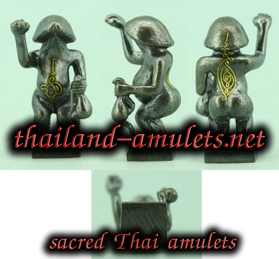 Choo Chok Palad Khik - Nuea Loha Rom Man Pu - Luang Por Jirant - Wat Praja (waterproof case included)