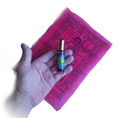 Nam Man Prai Daeng Sariga Riak Nang Sacred OIl Love Potion &amp; Pha Yant Sivali 2557 BE Ajarn Supoj Na Ler Cha