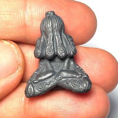 Pra Pid Ta Chana Chai - Nua Chin Dtagua (ancient lead) - Luang Phu Horm Khemiyo