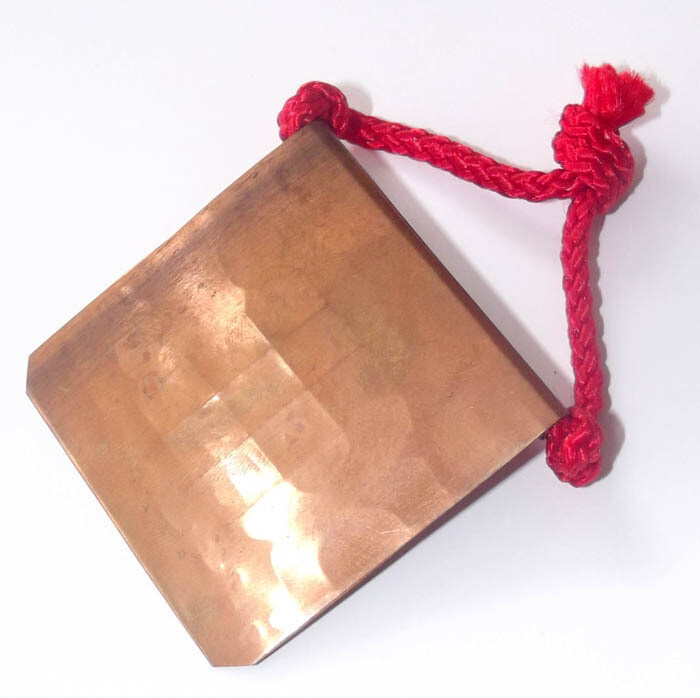 Phaen Yant Hneeb Metta Maha Niyom Dtamrap Boran Lanna (Ancient Lanna Style folded Yantra Foil Takrut with red cord) 'Sang Hor Chan' 2555 BE Edition - Kroo Ba Lerd - Wat Tung Man Dtai