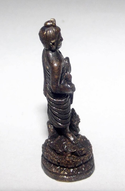 Taw Maha Prohm Chinabanjara (Brahma Deva perched on Turtle and Naga) - Nuea Loha - Luang Por Wichai - Wat Utumporn