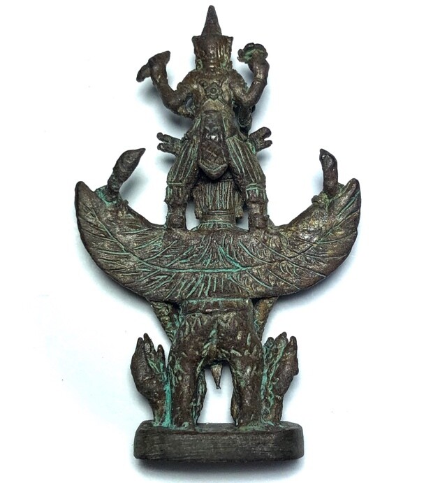 Pra Narai Song Krut Chut Pised 2554 BE Vishnu Garuda and Nagas 93 Years Old Edition Por Tan Prohm Wat Palanupap