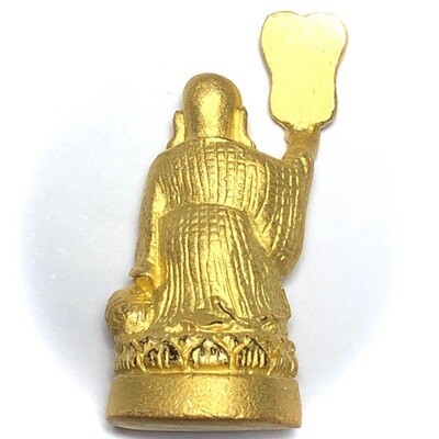 Pra Sangkajjai Maha Lap for riches health and happiness (walking version) - Nuea Tong Pon Sai - Luang Phu Key Gittiyano 2554 BE
