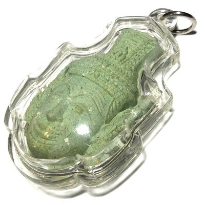 Siarn Por Phu Ruesi Narai Nuea Pong Jut Tewa Rae Athan amulet with Takrud inserts
