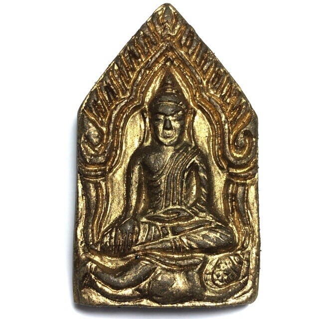 Khun Phaen Jad Dtem (&#39;Full Treatment&#39; Khun Phaen) - Nuea Khiaw Dtid Chin Aathan + Takrut Ngern, Ploi Khaw Sek - Green Powders,Takrut, Bone Relic, 2 Gems &#39;Ruay Sap Ruay Sanaeh&#39; Edition - Pra Ajarn Oe