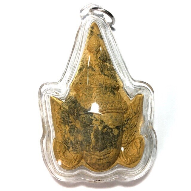 Pra Laks Hnaa Tong Golden Faced Lakshman for Riches and Popularity 2552 BE Luang Por Phad casing included