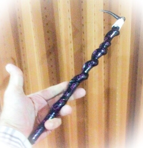 Kochagut Khor Sap Chang Elephant Goad Wand for Wealth Attraction and Power 4 Takrut Hand Spell Inscriptions Pra Ajarn U-Tai Bpasudto