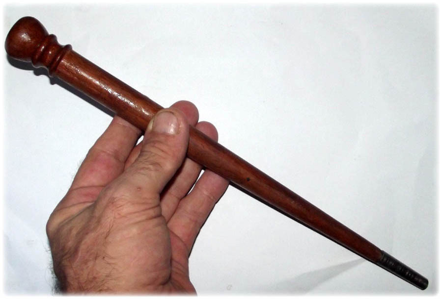 Mai Tao Gayasit Dton Khee Dtaay Plai Khee Bpen 2524 BE - Sacred Magic wand 12 Inches long - Protection from Enemies and Black Magic - Ajarn Chum Chai Kiree